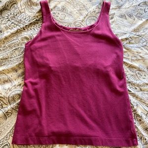 - Eddie Bauer - Dark Pink Tank Top -